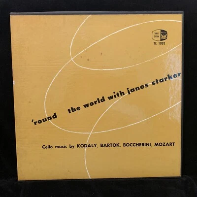 JANOS STARKER cello - Round The World... KODALY Sonatas - PERIOD TE 1093 3LP BOX - Image 1 of 4