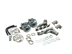 FOR Mustang Coyote GT 5.0L 1000HP S550 Twin Turbo HOT PARTS T3 TURBOCHARGERS - Picture 1 of 5