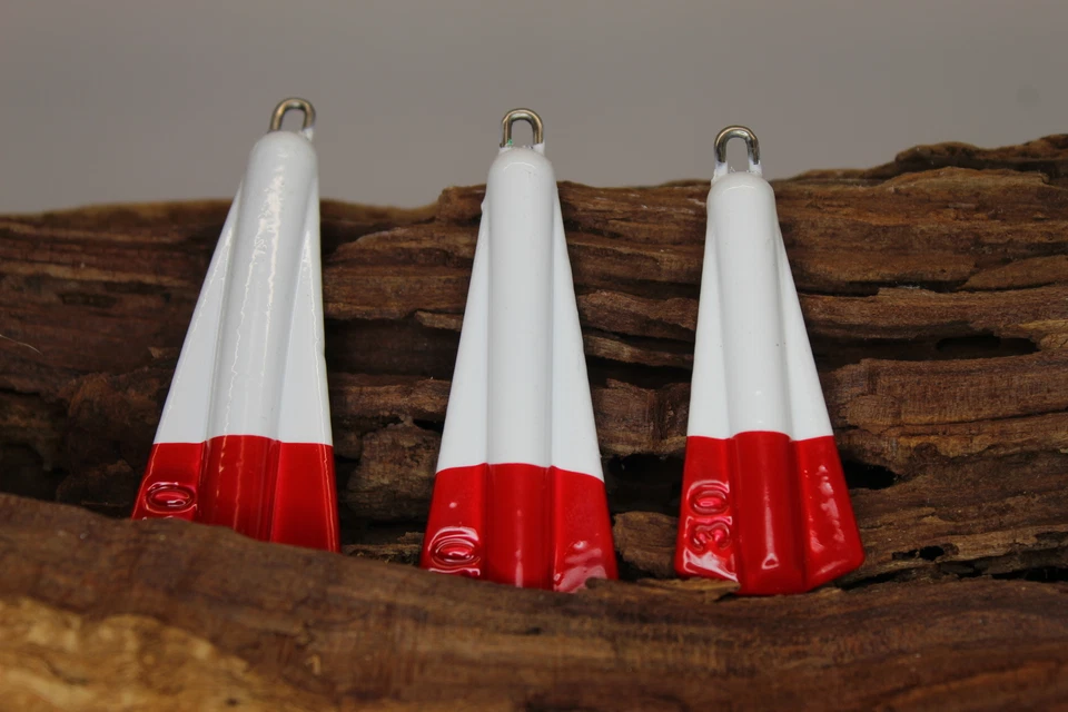 Balzer Heringsblei 30g 40g 50g Rot Weiß für Heringsangeln Heringspaternoster - Bild 1 von 1