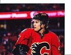 CALGARY FLAMES KRIS RUSSELL SIGNED RED JERSEY 8X10