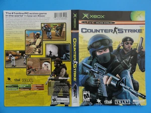 XBOX COUNTER STRIKE ORIGINAL COVER ART **NO GAME DISC INCLUDED - Picture 1 of 2