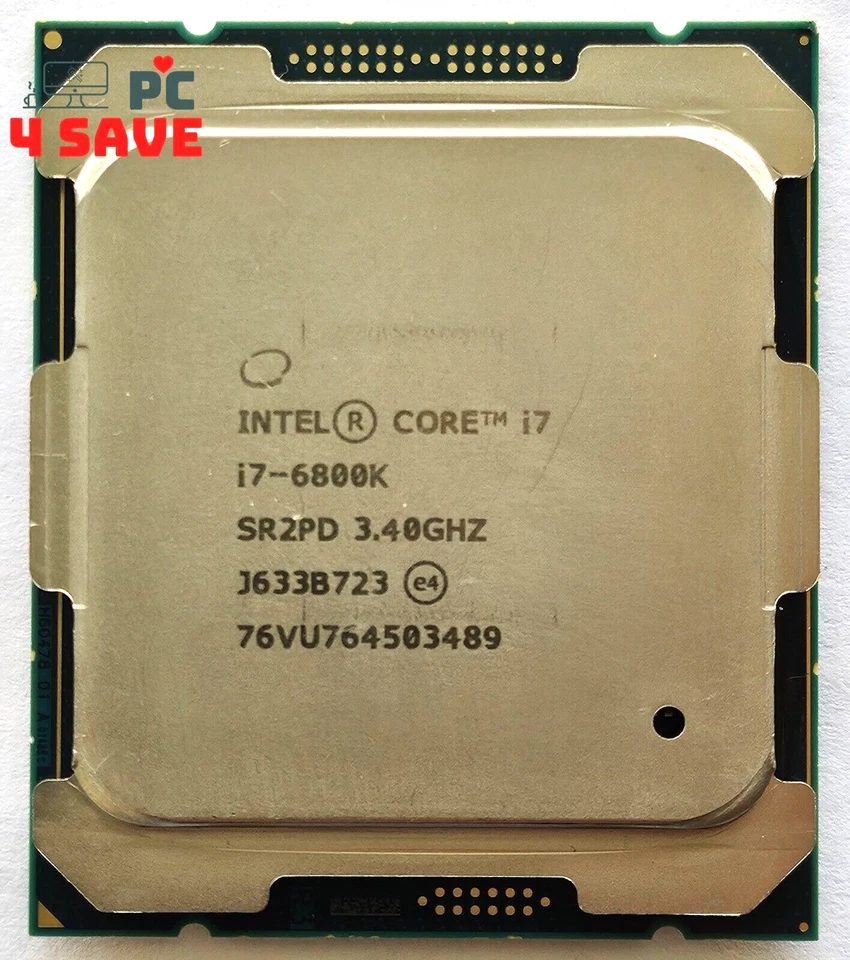 Intel Core i7-6800K 3.4GHz 6-Core LGA 2011 15MB Desktop CPU Processor SR2PD 140W - Image 1 of 1