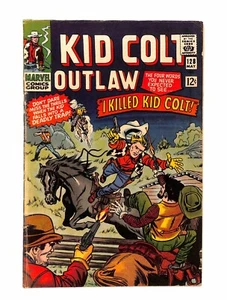 Kid Colt Outlaw #128 1966 Marvel Comic Book Larry Lieber Jack Keller Cover GD/VG - Picture 1 of 2