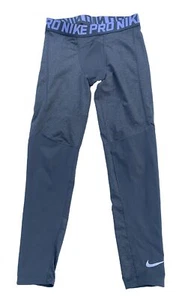 Nike Pro Tights big kids Boys L Gray tight fit training - Picture 1 of 11