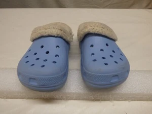 Crocs Toddler Clogs Fleece Lined Black Slip-On Boys Girls Size 10/11 - Picture 1 of 10