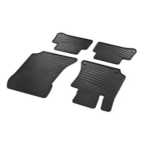 Mercedes-Benz Original Set Rubber Floor Mats Black C 218 CLS Coupe New Boxed - Picture 1 of 3