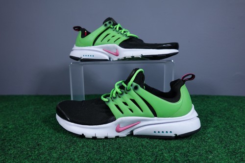 Scarpe Nike Air Presto Uomo Taglia 6Y Nero Verde Rosa DJ5152 001 Sneakers Running