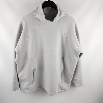 Camisa Athleta Mujer 3X Lt Gris Altitud Polartec Cuello Embudo Sudadera Atlética Foto 1 de 4