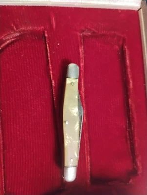 Navaja de Bolsillo CAMCO 705 de Colección Rara con Mango de Perla 2 Hojas - Excelente Estado Foto 1 de 3