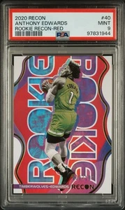 PSA2020-21 Panini Recon #40 Anthony Edwards RC Rookie Card /199 Red SP Holo Foil - Picture 1 of 2