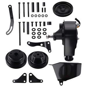 Engine Bracket & Pulley Kit for Chevy Small Block 1958-1986 Long Water Pump - Picture 1 of 9