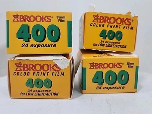 4 Expired Rolls of Store Brand 35 mm FILM Brooks Opened Box. x1c - Picture 1 of 3