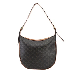 Bolso de Hombro CELINE Triomphe Heloise Cuero Tostado 114712 Cartera 90299476 - Imagen 1 de 10