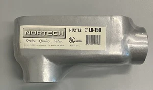 CUERPO CONDUCTO ALUMINIO NORTECH LB-150 LB150 1-1/2" LB CONDUCTO - Imagen 1 de 3