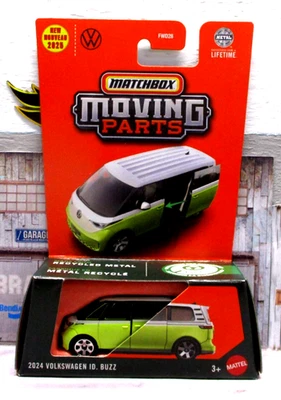 Piezas móviles Matchbox 2025 Volkswagen ID 2024. Buzz en amarillo pomelo Foto 1 de 4
