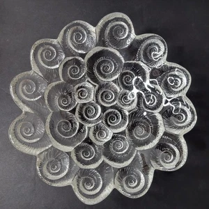 Danés Per Lutken Royal Copenhagen Holmegaard Claro Nautilus Caracol de Mar 11" CUENCO - Imagen 1 de 7