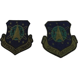 United States Air Force Space Command Patch gedämpft ein Paar - Bild 1 von 4