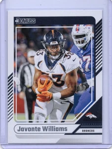 2024 Panini Donruss - Javonte Williams #48 Denver Broncos - Picture 1 of 2