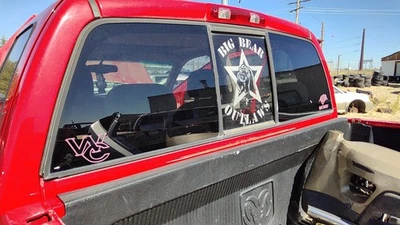 2002-2008 Dodge Ram 1500 Back Glass Rear Window Oem 55275539af - Image 1 of 3