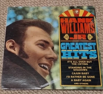 Hank Williams Jr Greatest Hits LP Vinyl Record MGM Records - Image 1 of 2