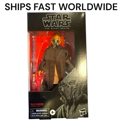 Figura de acción Hasbro Plo Koon 6 pulgadas Star Wars Black Series - E9328 Foto 1 de 4