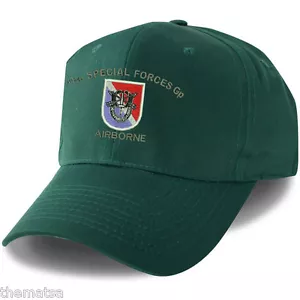 ARMY 11TH SPECIAL FORCES AIRBORNE MILITARY GREEN EMBROIDERED HAT CAP - Picture 1 of 1