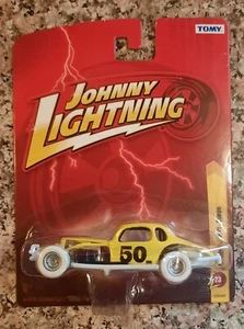 JOHNNY LIGHTNING FOREVER 64 R23 MODIFIED CHEVY COUPE RUBBER TIRE WHITE LIGHTNING - Picture 1 of 6