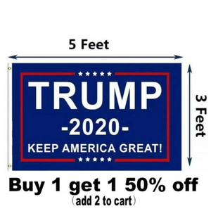 USA Donald Trump 3X5FT 2020 President Flag - Keep America Great Banner - Bild 1 von 7