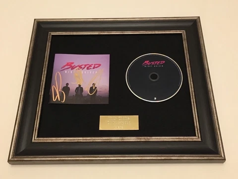 PERSONALLY SIGNED/AUTOGRAPHED BUSTED - NIGHT DRIVER FRAMED CD PRESENTATION Cover
