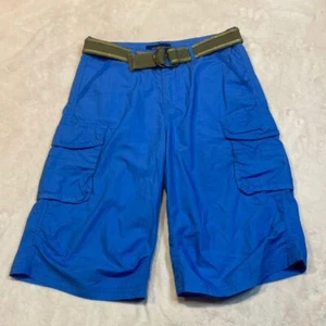 Lucky Brand Boys Belted Cargo Shorts Size 16 - Picture 1 of 4