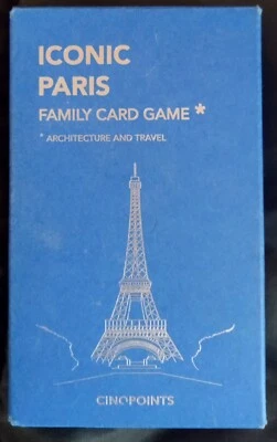 CINCPOINTS Icónico Juego de Cartas Familiar París - Arquitectura y Viajes. Sin sellar. Foto 1 de 4
