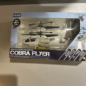 Cobra Flyer Remote Control Helicopter New Light Up Series Gray and Black New - Picture 1 of 3