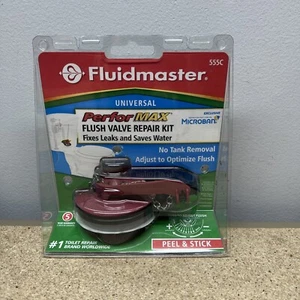 Fluidmaster 555C Universal PerforMax Flush Valve Toilet Repair Kit Fixes Leaks - Picture 1 of 2