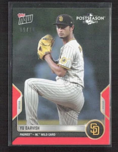 2022 Topps Now Postemporada San Diego Padres #PS-103 Yu Darvish Rojo 5/10 - Imagen 1 de 2