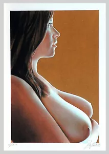 AKT NUDE Pin up NO. 471 EROTIK Bild EROTIC Print Art Kunst Grafik Graphic limit - Bild 1 von 2