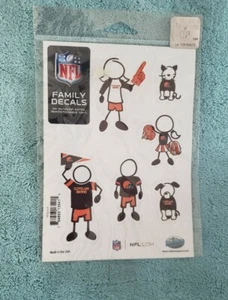 Cleveland Browns SMALL FAMILY DECAL SET  STICKERS - Picture 1 of 1