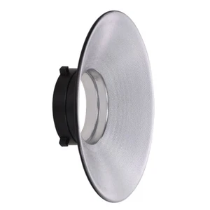 120° Wide-angle Photography Flash Reflector Bowens Mount Diffuser Dish Aluminium - Picture 1 of 5
