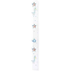 BLUE WOODEN KIDS HEIGHT CHART, NEWBORN GIFT, NURSERY DECORATION - Picture 1 of 2