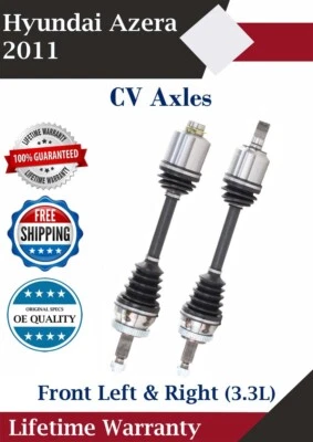 Nuevos ejes CV delanteros OE para Hyundai Azera 2011 3,3 L garantía de por vida Foto 1 de 4