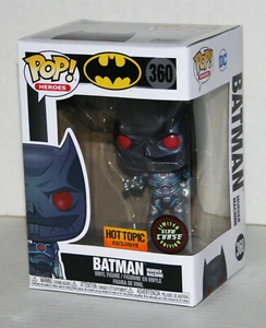 Funko Pop! Vinyl DC Universe Batman Murder Machine CHASE Metallic GITD Hot Topic - Picture 1 of 6