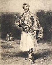 Eugène Delacroix The Comte Palatiano Eau Forte 1910 Armée Release Greek