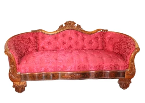Antique Sofa, Victorian,  Nice Transitional Sofa,  Newly Upholstered, 1800's!! Cover