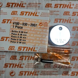 Stihl fs90r fs91r km91r km90r fc90 fc91 38mm piston assembly 4180 030 2007 OEM - Picture 1 of 4