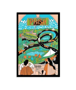 August 15-18 2024 The Woodlands Dover, DE Phish Mondegreen Poster - Picture 1 of 7