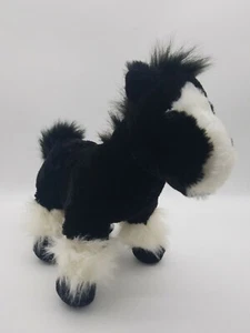 Dan Dee Black And White Horse Plush Stuffed Animal  - Picture 1 of 6