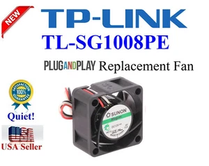 1x Quiet Version Ersatz Lüfter für TP-LINK TL-SG1008PE POE Switch - Bild 1 von 6