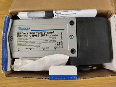 Deltratronicks, BK-Verstärker/CATV-ampl., BKD 20P/RV 65-20F2 - Bild 1 von 2