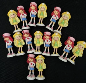 Strawberry Shortcake and Lemon Meringue 2.75” Toy Doll Figure 2006 Playmates NEW - Picture 1 of 9
