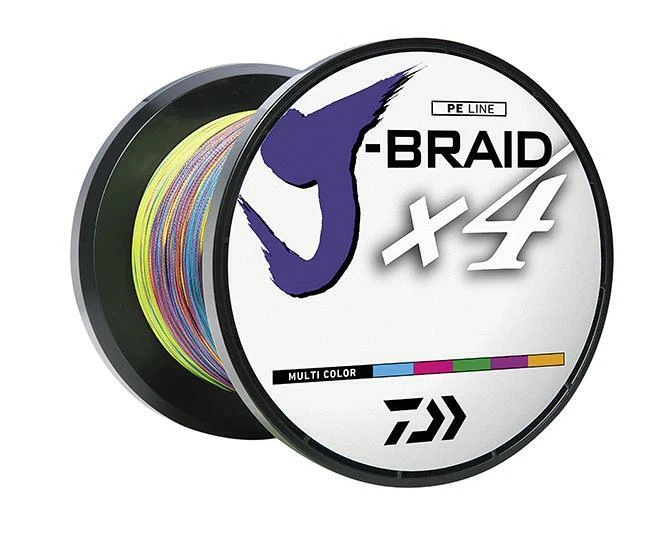 Daiwa J-Braid x4 Braided Line 330 Yards Multi-Color - Image 1 of 1