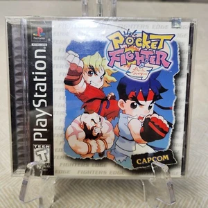 Pocket Fighter ~ NUEVO SELLADO DE FÁBRICA ~ PlayStation 1 PS1 ~ Capcom Edge - Imagen 1 de 9